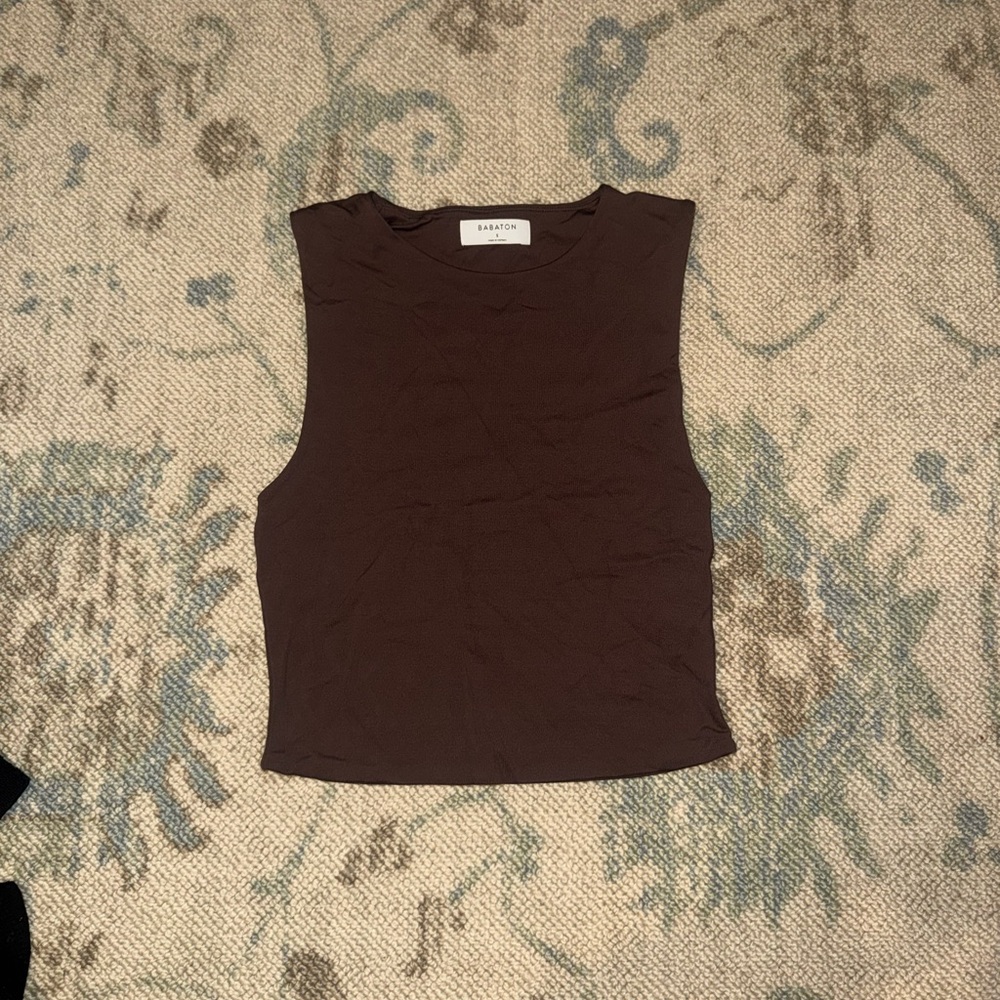 Brown aritzia top